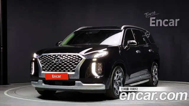 Hyundai Palisade 2021 Черный из Кореи