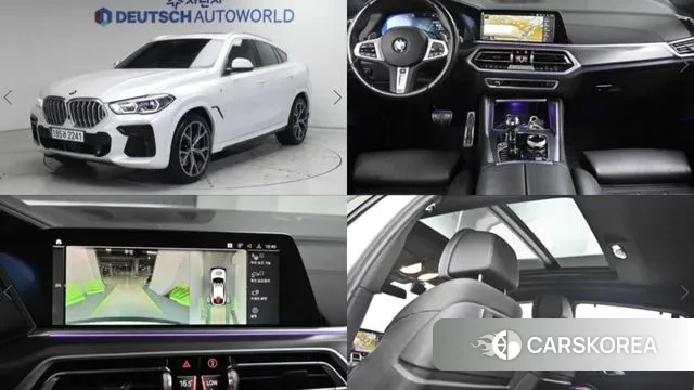BMW X6 (G06) 2023 Белый из Кореи