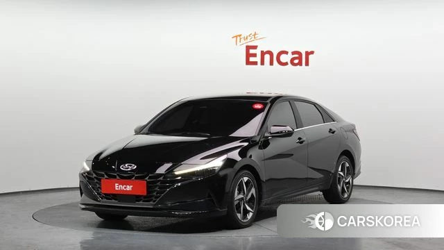 Hyundai Avante (CN7) 2022 Черный из Кореи