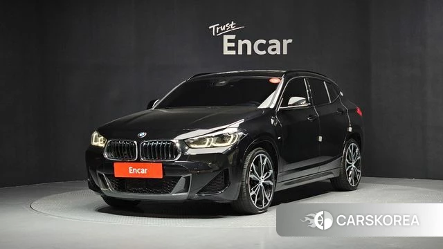 BMW X2 (F39) 2022 Черный из Кореи
