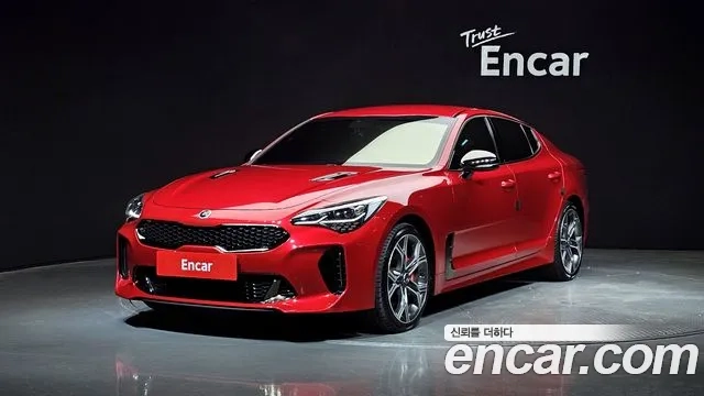 Kia Stinger 2019 Красный из Кореи