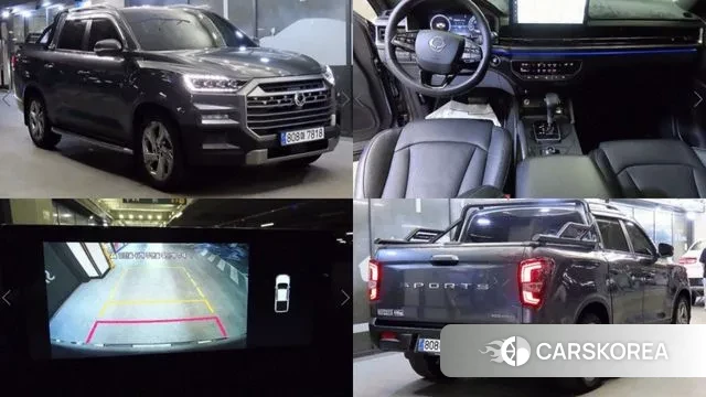 Ssangyong The New Rexton Sport 2023 Серый из Кореи