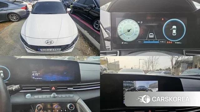 Hyundai The New Avante (CN7) 2022 Белый из Кореи