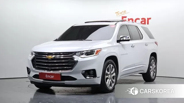 Chevrolet (GM Daewoo) Traverse 2020 Белый из Кореи