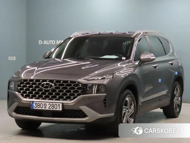 Hyundai The New Santa Fe 2022 Серый из Кореи
