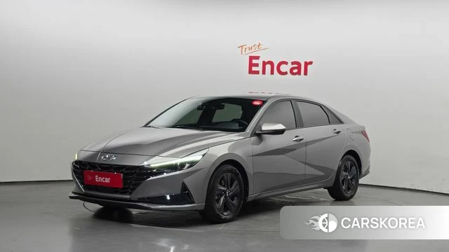 Hyundai Avante Hybrid (CN7) 2021 Серебристо-серый из Кореи
