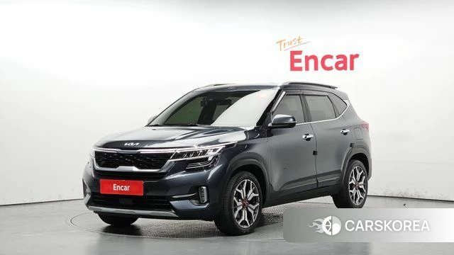 Kia Seltos 2022 Серый из Кореи