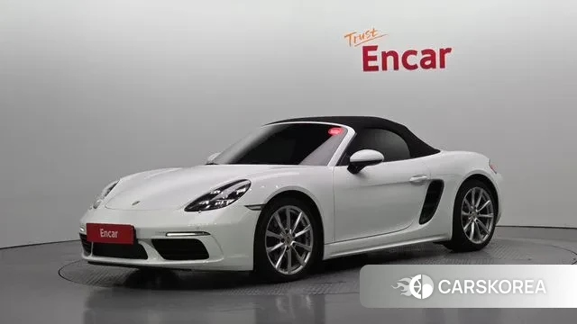 Porsche 718 Boxster 2018 Белый из Кореи