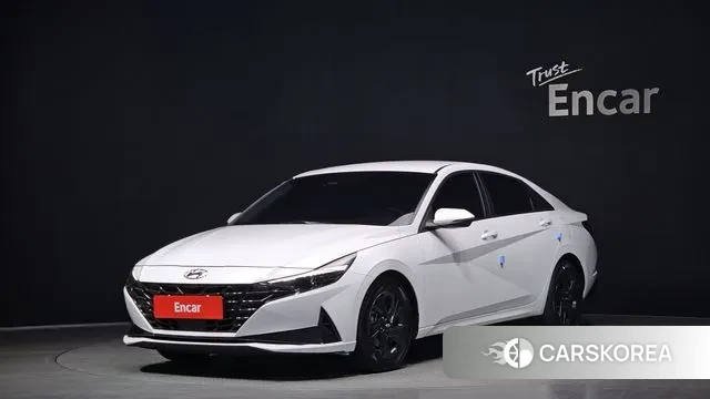 Hyundai Avante (CN7) 2022 Белый из Кореи