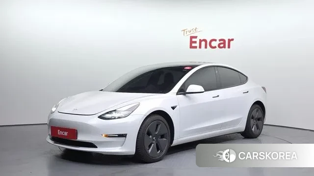 Tesla Model 3 2021 Белый из Кореи