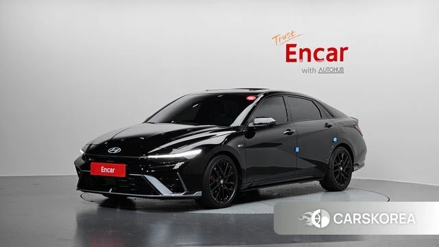 Hyundai The New Avante (CN7) 2024 Черный из Кореи