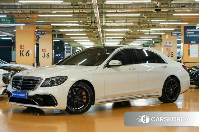 Mercedes-Benz S-Class W222 2019 Белый из Кореи