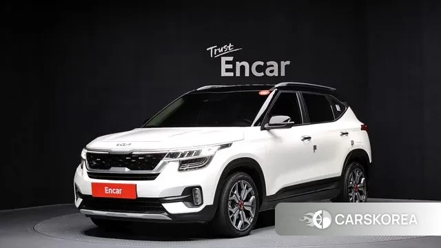 Kia Seltos 2021 Белый двухцветный из Кореи