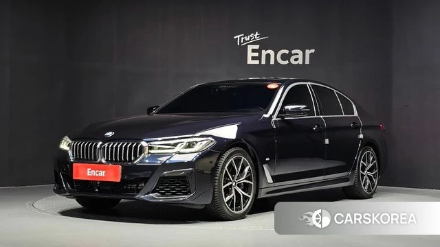 BMW 5 Series (G30) 2022 Черный из Кореи