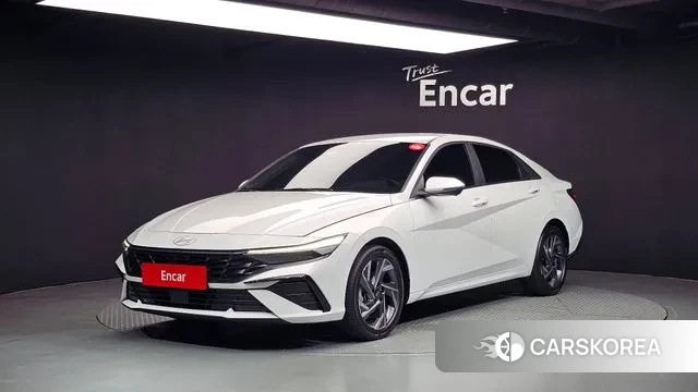 Hyundai The New Avante (CN7) 2023 Белый из Кореи