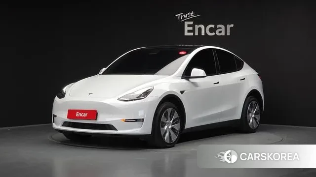 Tesla Model Y 2022 Белый из Кореи