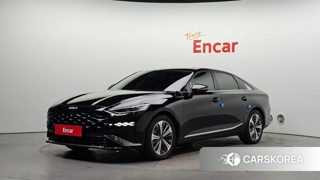 Kia K8 Hybrid 2021 Черный из Кореи