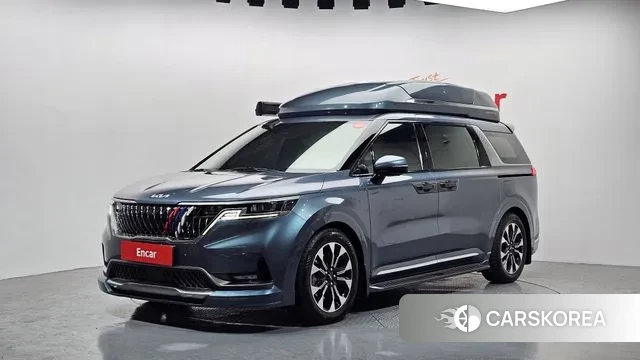 Kia Carnival 4th generation 2021 Небесно-голубой из Кореи