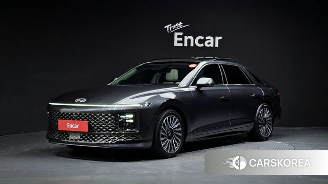Hyundai Grandeur Hybrid (GN7) 2023 Черный из Кореи