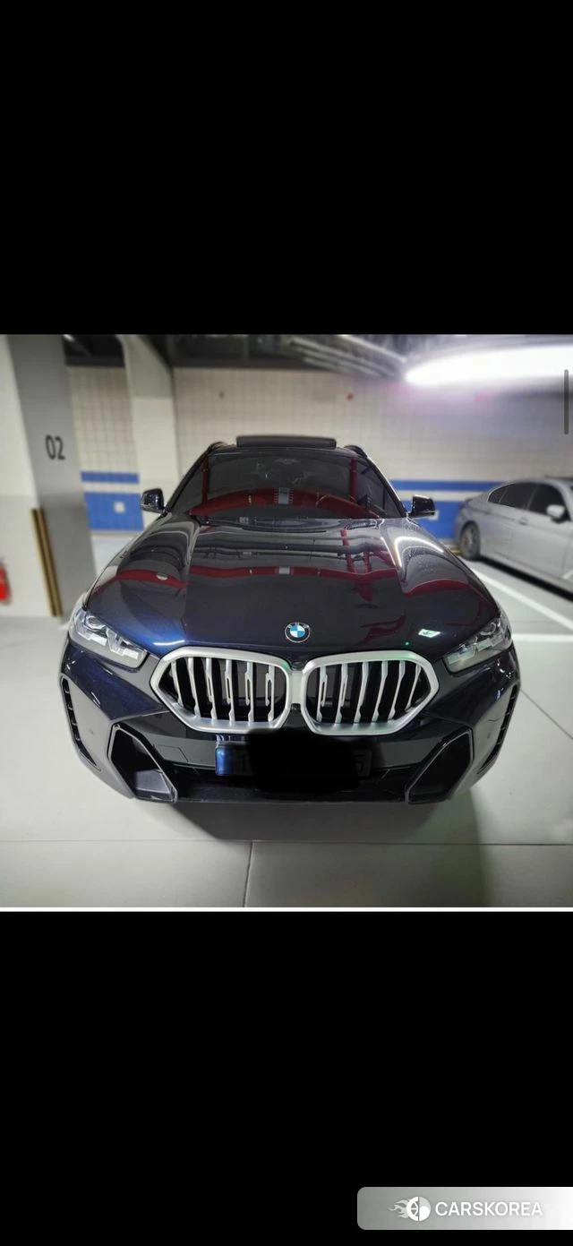 BMW X6 (G06) 2023 Черный из Кореи
