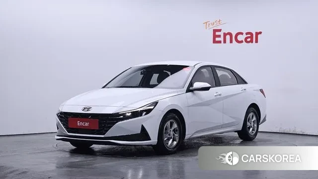 Hyundai Avante (CN7) 2021 Белый из Кореи