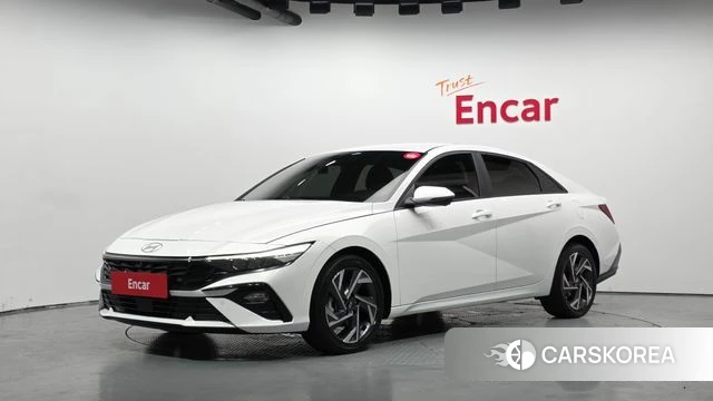 Hyundai The New Avante (CN7) 2023 Белый из Кореи