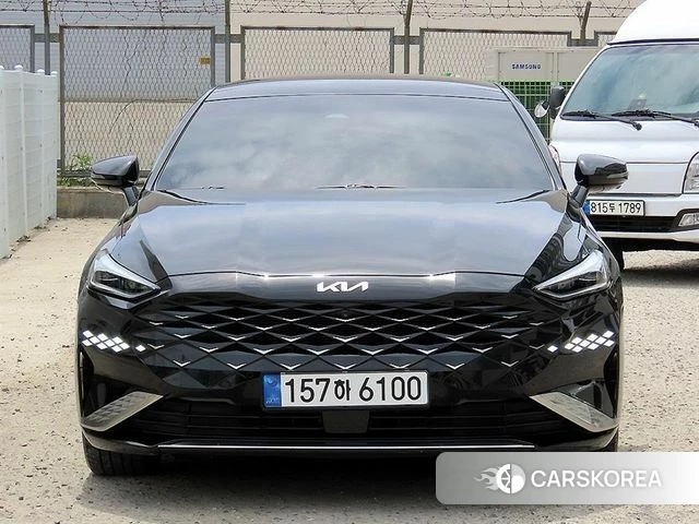 Kia K8 2021 Черный из Кореи