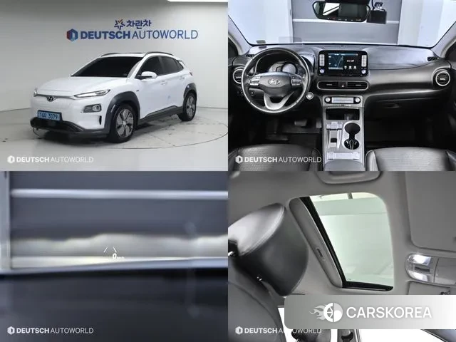 Hyundai Kona Electric 2018 Белый из Кореи
