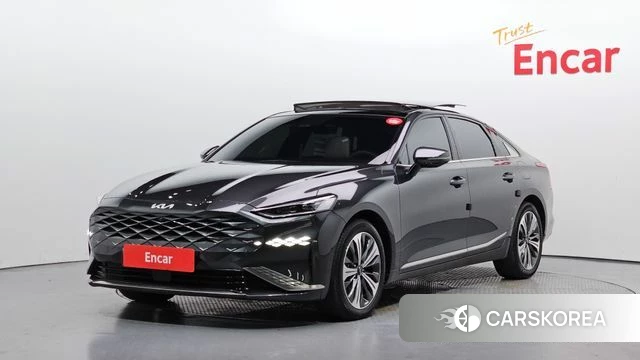Kia K8 Hybrid 2021 Серый из Кореи