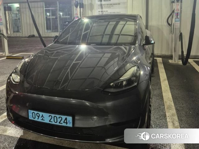 Tesla Model Y 2023 Серый из Кореи