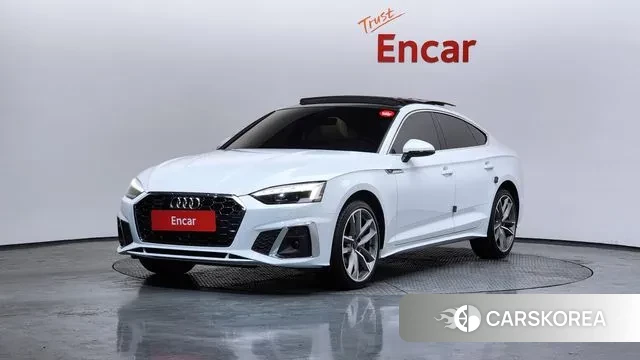 Audi A5 (F5) 2020 Белый из Кореи