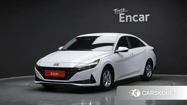 Hyundai Avante (CN7) 2020 Белый из Кореи