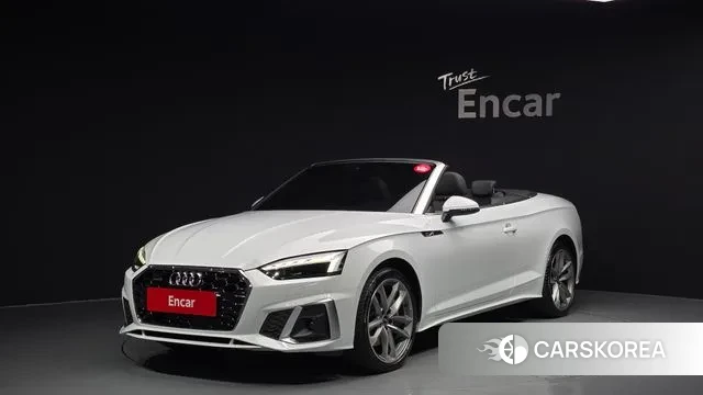 Audi A5 (F5) 2021 Белый из Кореи