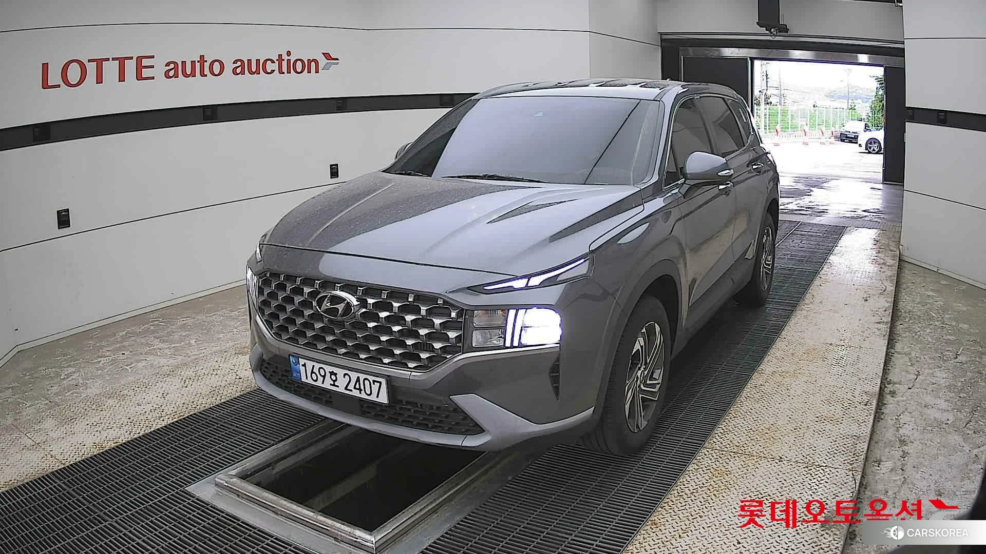 Hyundai Santa Fe 2022 Magnetic Grey Metallic из Кореи