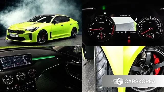 Kia Stinger Meister 2021 Красный из Кореи