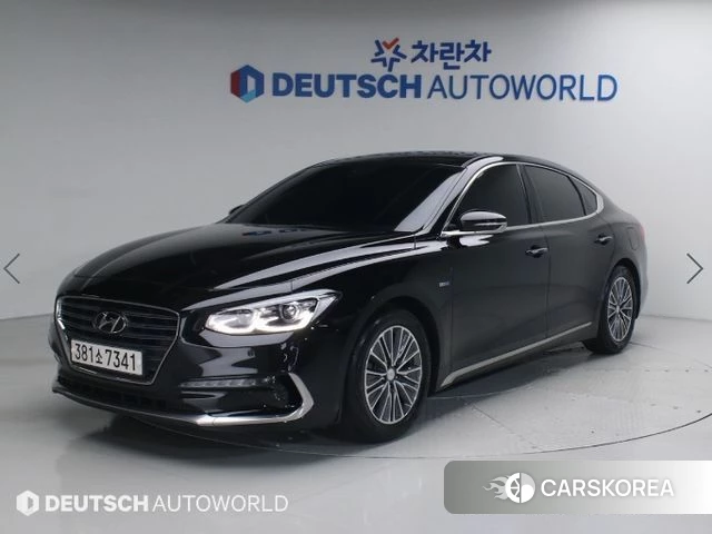 Hyundai Grandeur IG Hybrid 2018 Черный из Кореи