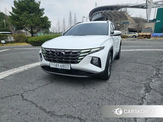 Hyundai Tucson Hybrid (NX4) 2020 Жемчужный цвет из Кореи