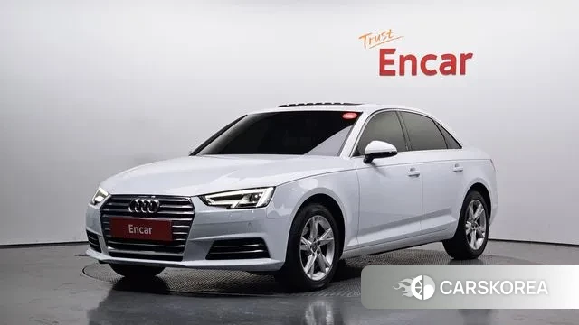 Audi A4 (B9) 2018 Белый из Кореи