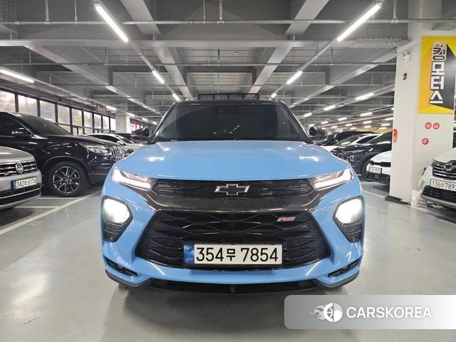 Chevrolet (GM Daewoo) Trailblazer 2022 Небесно-голубой из Кореи