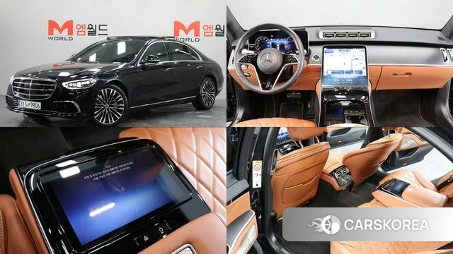 Mercedes-Benz S-Class W223 2023 Черный из Кореи