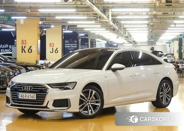 Audi A6 (C8) 2023 Белый из Кореи