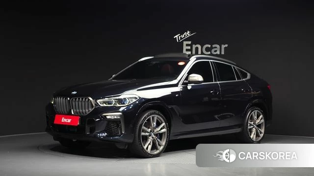 BMW X6 (G06) 2021 Черный из Кореи