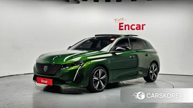 Peugeot 308 Third generation 2023 Светло-зеленый из Кореи