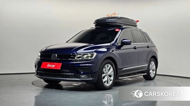 Volkswagen Tiguan second Generation 2020 Синий из Кореи