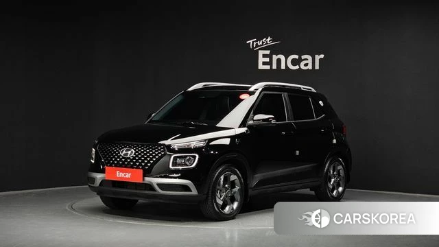 Hyundai Venue 2022 Черный из Кореи