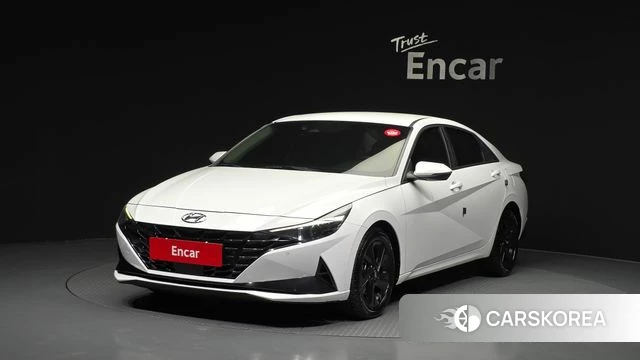 Hyundai Avante (CN7) 2022 Белый из Кореи