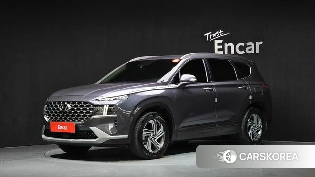 Hyundai The New Santa Fe 2022 Серый из Кореи