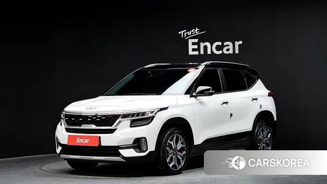 Kia Seltos 2022 Белый из Кореи