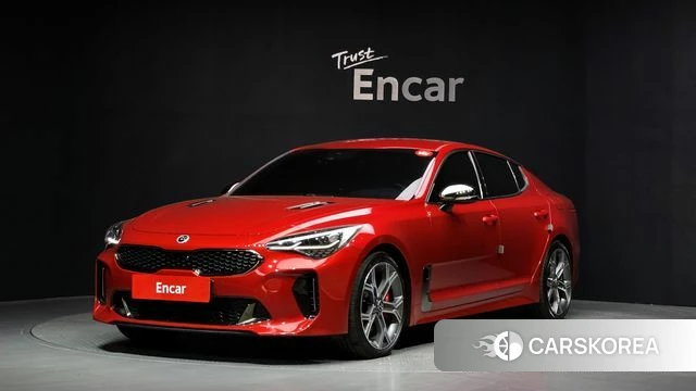 Kia Stinger 2018 Красный из Кореи
