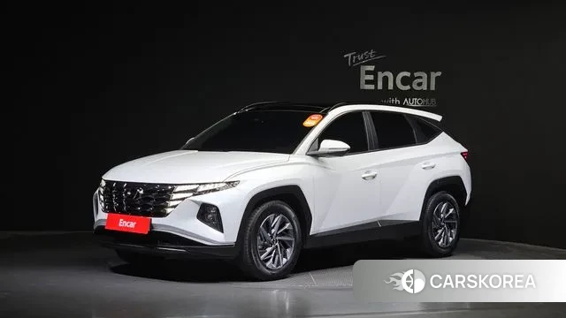 Hyundai Tucson Hybrid (NX4) 2023 Белый из Кореи